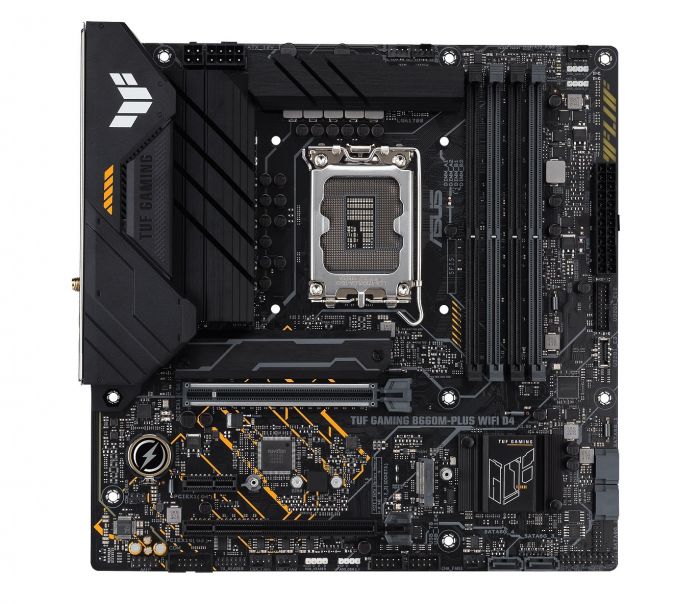 Материнcька плата ASUS TUF GAMING B660M-PLUS WIFI D4 s1700 B660 4xDDR4 M.2 HDMI DP Wi-Fi BT mATX