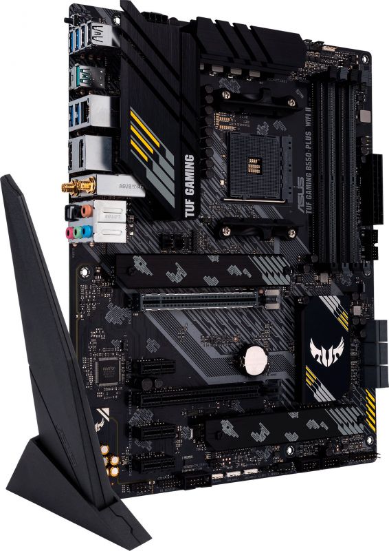 Материнcька плата ASUS TUF GAMING B550-PLUS WIFI II sAM4 B550 4xDDR4 M.2 HDMI DP Wi-Fi BT ATX