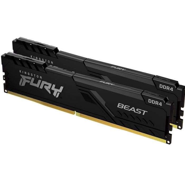 Пам'ять ПК Kingston DDR4 64GB KIT (32GBx2) 3600 Fury Beast Black