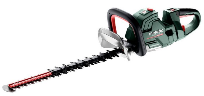 Кусторіз акумуляторний Metabo HS 18 LTX BL 55, 18В, 55см, крок різу 21мм, довжина різу 50см, 4кг, без АКБ та ЗП