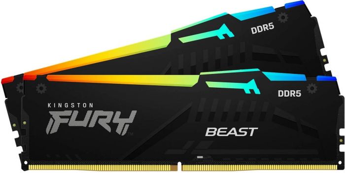 Пам'ять ПК Kingston DDR5 32GB KIT (16GBx2) 6000 FURY Beast RGB