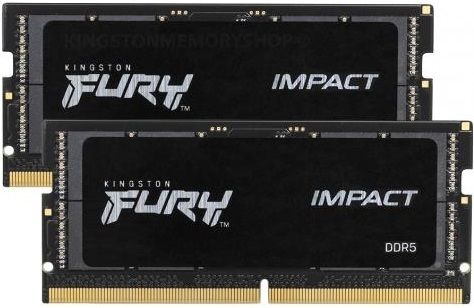 Пам'ять ноутбука Kingston DDR5 64GB KIT (32GBx2) 4800 FURY Impact