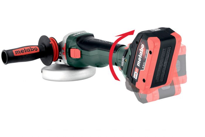 Шліфмашина кутова акумуляторна Metabo WVB 18 LTX BL 15-125 QUICK, 125мм, 18В, 2500-10000об/хв, М14, 2кг, без АКБ та ЗП