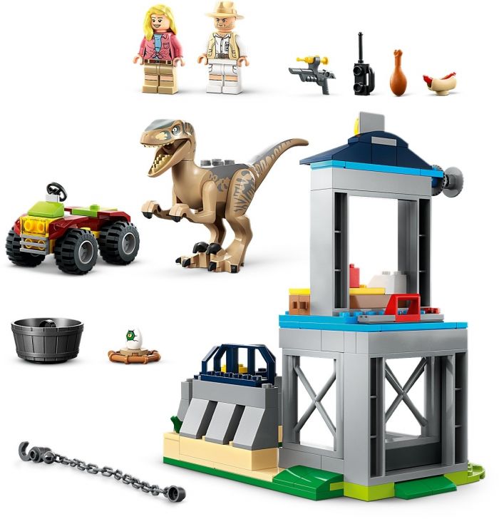 Конструктор LEGO Jurassic Park Втеча велоцираптора