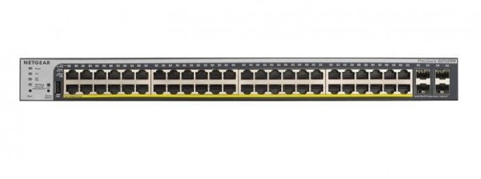 Комутатор NETGEAR GS752TPP 48x1GE PoE+(760Вт), 4xSFP, керований L2