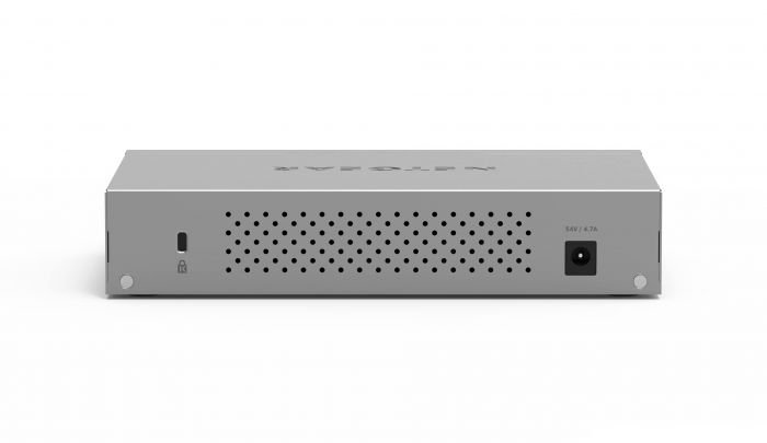 Комутатор NETGEAR MS108UP, 4x2,5GE PoE+, 4x2,5GE PoE++(60Вт/порт), 230Вт, некерований