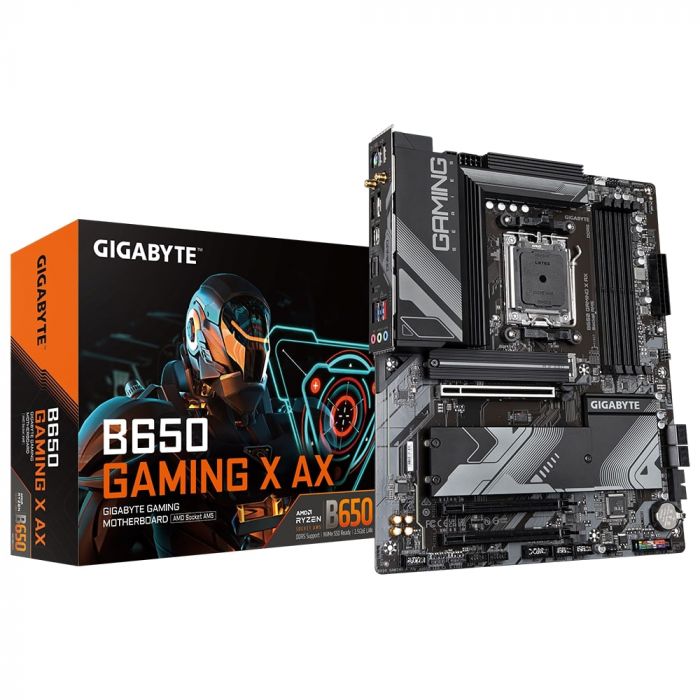 Материнська плата GIGABYTE B650 GAMING X AX sAM5 B650 4xDDR5 M.2 HDMI DP ATX