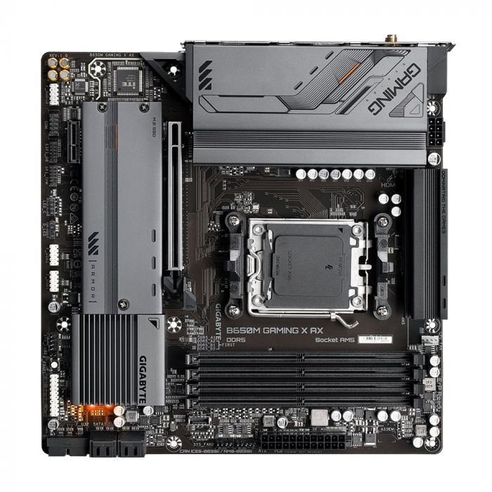 Материнська плата GIGABYTE B650M GAMING X AX sAM5 B650M 4xDDR5 M.2 HDMI DP mATX