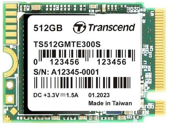 Накопичувач SSD Transcend M.2  512GB PCIe 3.0 MTE300S 2230