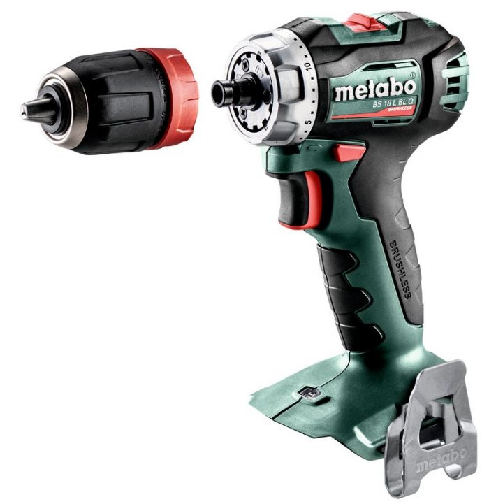 Шурпокрут-дриль Metabo BS 18 L BL Q, акумуляторний, 18В, 0-550/0-1850об/хв, патрон 1.5-13мм, 25/60Нм, безщітковий, 0.92кг, без АКБ та ЗП