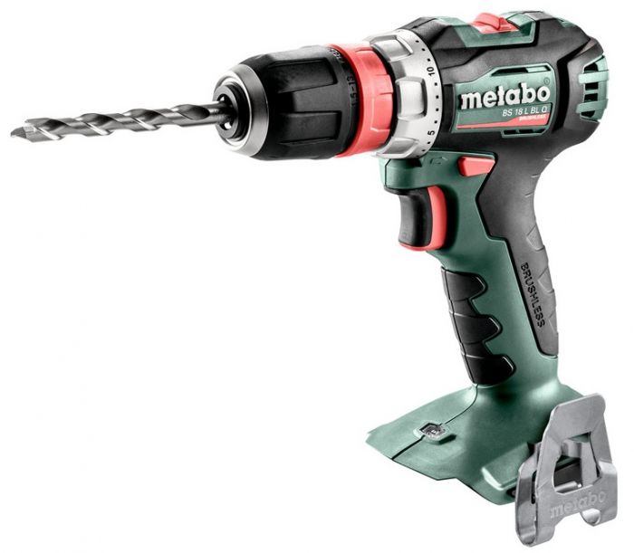 Шурпокрут-дриль Metabo BS 18 L BL Q, акумуляторний, 18В, 0-550/0-1850об/хв, патрон 1.5-13мм, 25/60Нм, безщітковий, 0.92кг, без АКБ та ЗП