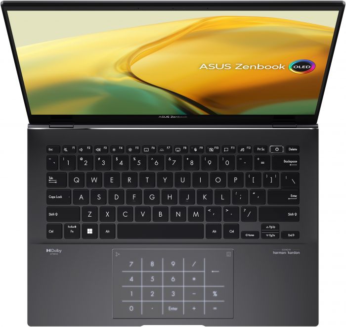 Ноутбук ASUS Zenbook 14 UM3402YA-KM191W 14" 2.8K OLED, AMD R5-5625U, 8GB, F512GB, UMA, Win11, Чорний