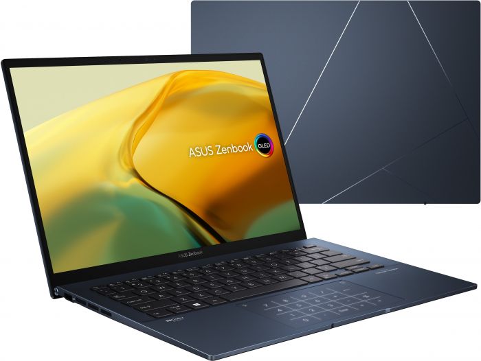 Ноутбук ASUS Zenbook 14 UX3402VA-KM065WS 14" 2.8K OLED, Intel i5-1340P, 16GB, F512GB, UMA, Win11, Голубий