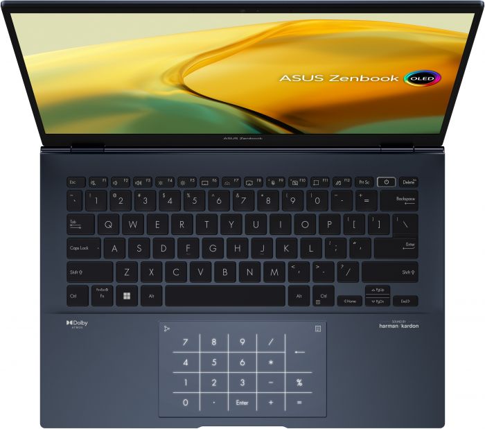 Ноутбук ASUS Zenbook 14 UX3402VA-KM065WS 14" 2.8K OLED, Intel i5-1340P, 16GB, F512GB, UMA, Win11, Голубий