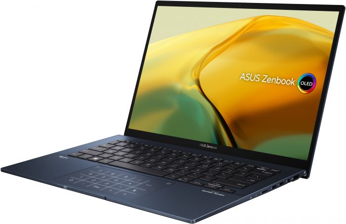 Ноутбук ASUS Zenbook 14 UX3402VA-KM065WS 14" 2.8K OLED, Intel i5-1340P, 16GB, F512GB, UMA, Win11, Голубий