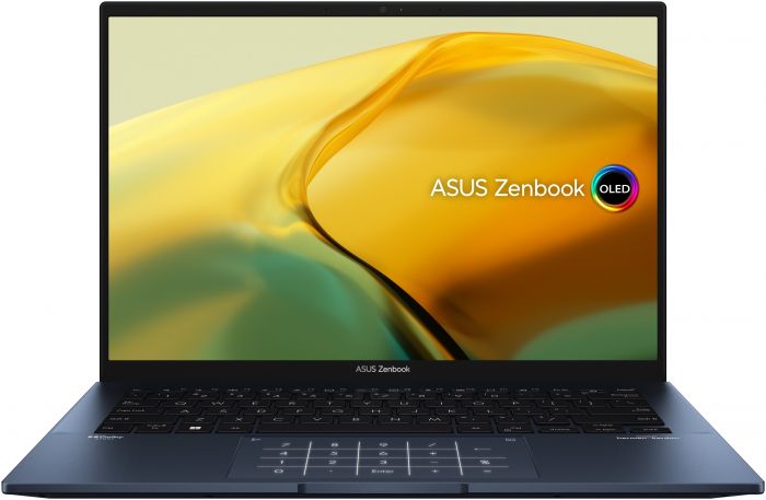 Ноутбук ASUS Zenbook 14 UX3402ZA-KM233W 14" 2.8K OLED, Intel i5-1240P, 8GB, F512GB, UMA, Win11, Голубий