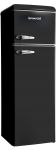 Холодильник Snaige з верхн. мороз., 172.5x63х56, холод.відд.-201л, мороз.відд.-57л, 2дв., A++, ST, retro, чорний
