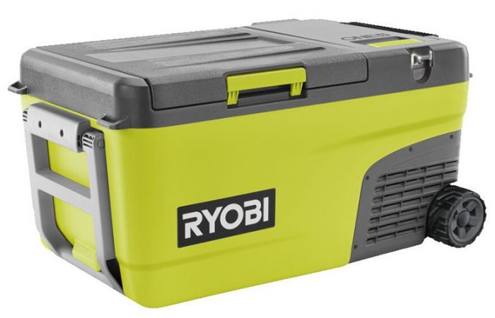 Холодильник акумуляторний мобільний Ryobi RY18CB23A-0 18В ONE+ 220В або 12В температура +20…-20 23л 2 порти для АКБ 13.5кг