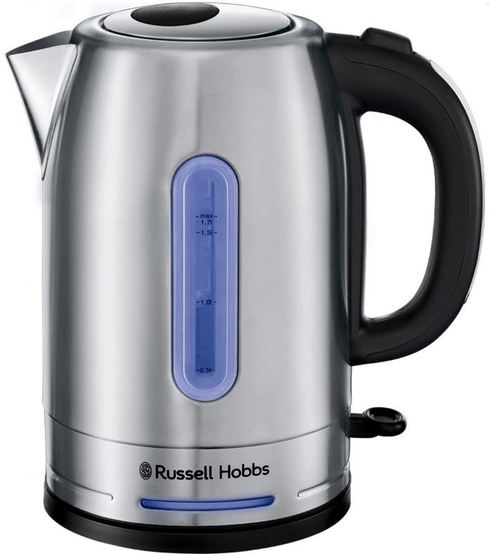 Електрочайник Russell Hobbs, 1,7л, метал, чорний