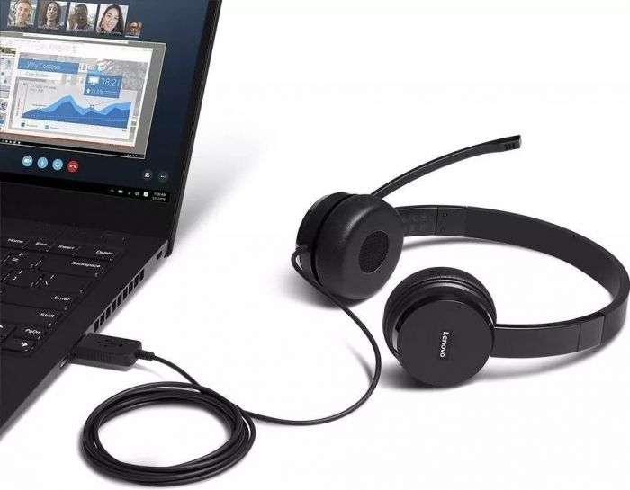 Гарнітура Lenovo 100 USB Stereo Headset