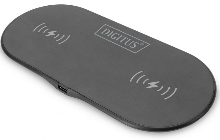 Зарядний пристрій DIGITUS Wireless Charging, Pad, Duo, 15W