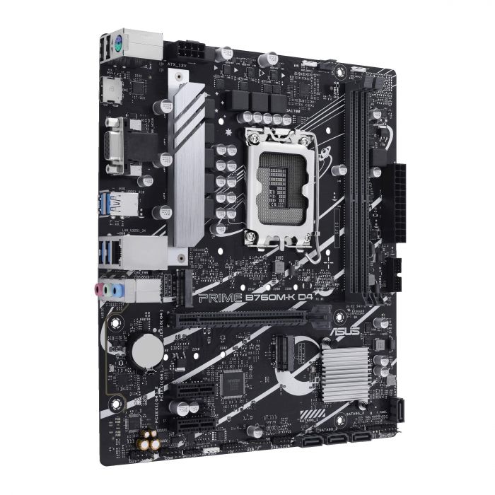 Материнcька плата ASUS PRIME B760M-K D4 s1700 B760 2xDDR4 M.2 HDMI D-Sub mATX