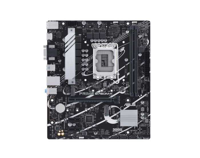 Материнcька плата ASUS PRIME B760M-K s1700 B760 2xDDR5 M.2 HDMI D-Sub mATX