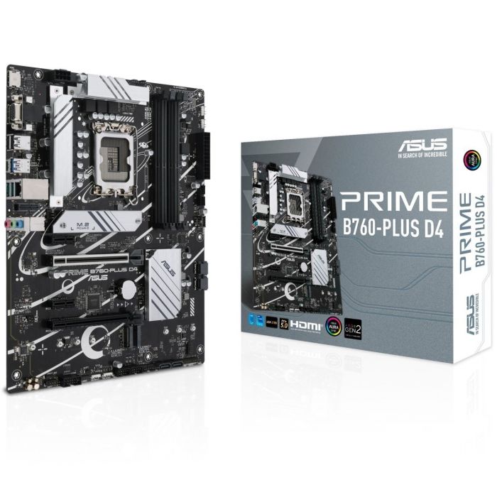 Материнcька плата ASUS PRIME B760-PLUS D4 s1700 B760 4xDDR4 M.2 HDMI D-Sub DP ATX