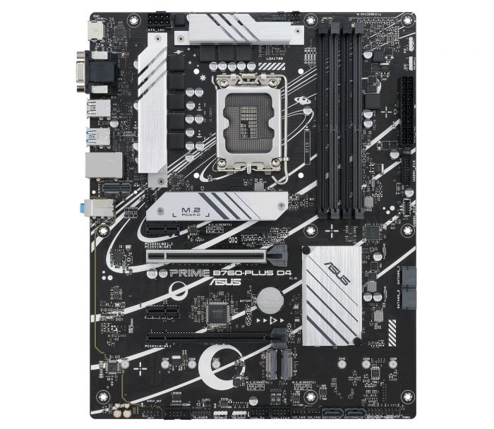 Материнcька плата ASUS PRIME B760-PLUS D4 s1700 B760 4xDDR4 M.2 HDMI D-Sub DP ATX