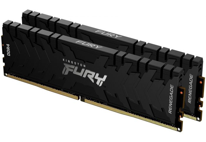 Пам'ять ПК Kingston DDR4 16GB KIT (8GBx2) 3600 FURY Renegade Black