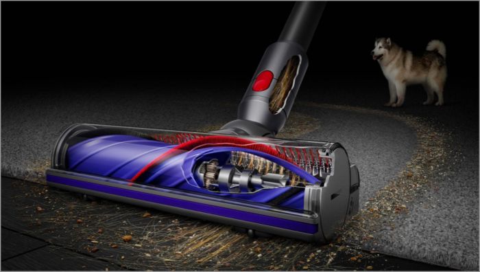 Пилосос DYSON безпровідний V8 Absolute, 425Вт, конт пил -0,54л, автон. робота до 40хв, вага-2,36кг, HEPA, сірий, ДС394482-01