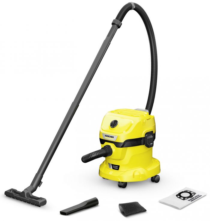 Пилосос Karcher WD 2-18 господарьский, акумуляторний, 12л, 18В, без АКБ и ЗП