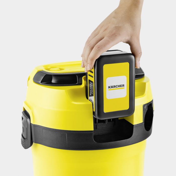 Пилосос Karcher WD 3-18 господарьский, акумуляторний, 17л, 18В, без АКБ и ЗП