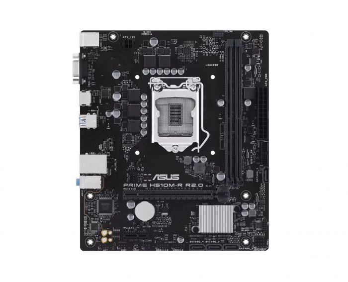 Материнcька плата ASUS PRIME H510M-R R2.0-SI s1200 H470 2xDDR4 HDMI D-Sub mATX White BOX WITH ACCESSORY