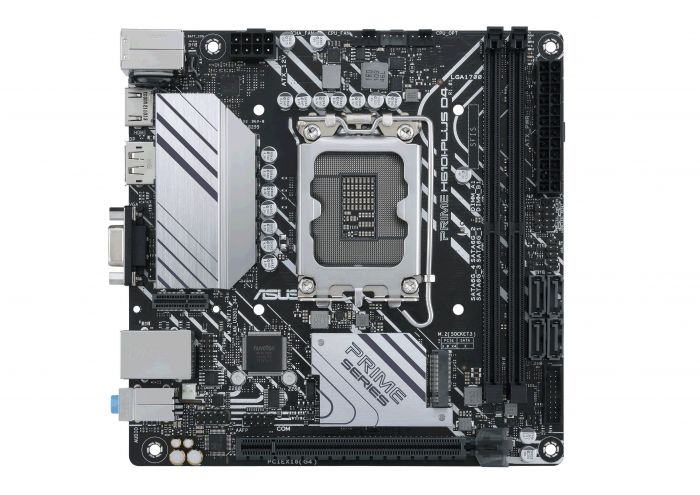 Материнcька плата ASUS PRIME H610I-PLUS D4-CSM s1700 H610 2xDDR4 M.2 HDMI D-Sub DP mITX