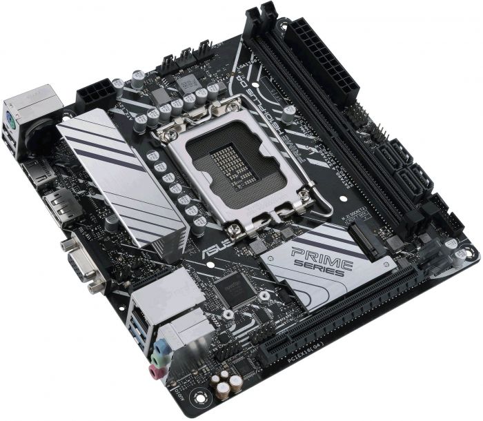 Материнcька плата ASUS PRIME H610I-PLUS D4-CSM s1700 H610 2xDDR4 M.2 HDMI D-Sub DP mITX