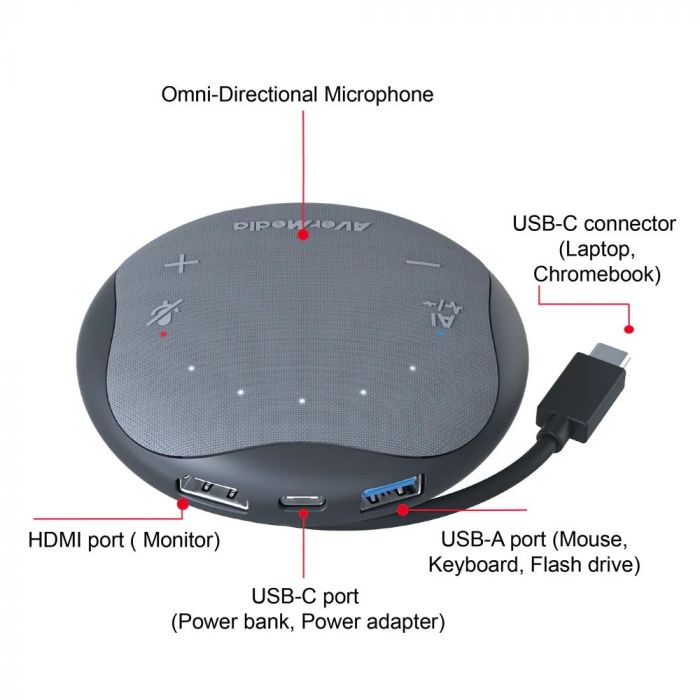 Спікерфон AverMedia Pocket Speakerphone Hub AS315