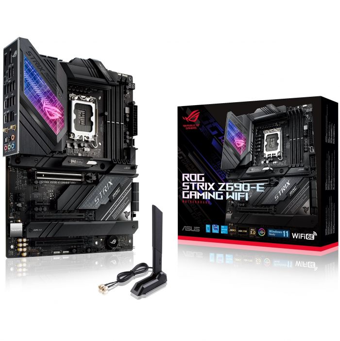 Материнcька плата ASUS ROG STRIX Z690-E GAMING WIFI s1700 Z690 4xDDR5 M.2 HDMI DP Wi-Fi BT ATX