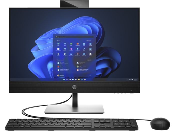 Комп'ютер персональний моноблок HP ProOne 440-G9 23.8" FHD IPS AG, Intel i3-12100T, 8GB, F256GB, UMA, WiFi, кл+м, 3Y, DOS, чорний