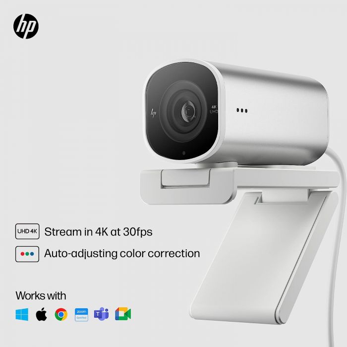 Веб-камера HP 960 4K Streaming silver