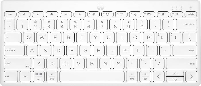Клавіатура HP 350 Compact Multi-Device BT UKR white