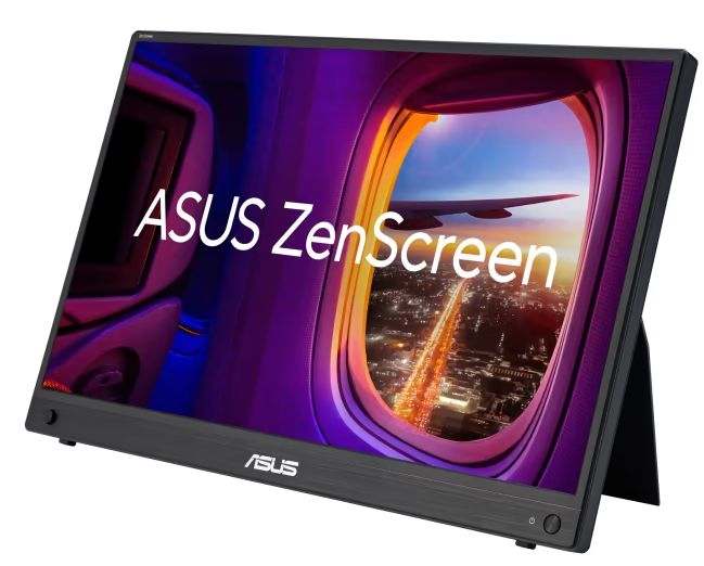 Монітор портативний Asus 15.6" ZenScreen MB16AHG mHDMI, 2xUSB-C, IPS, 144Hz, 3ms, FreeSync