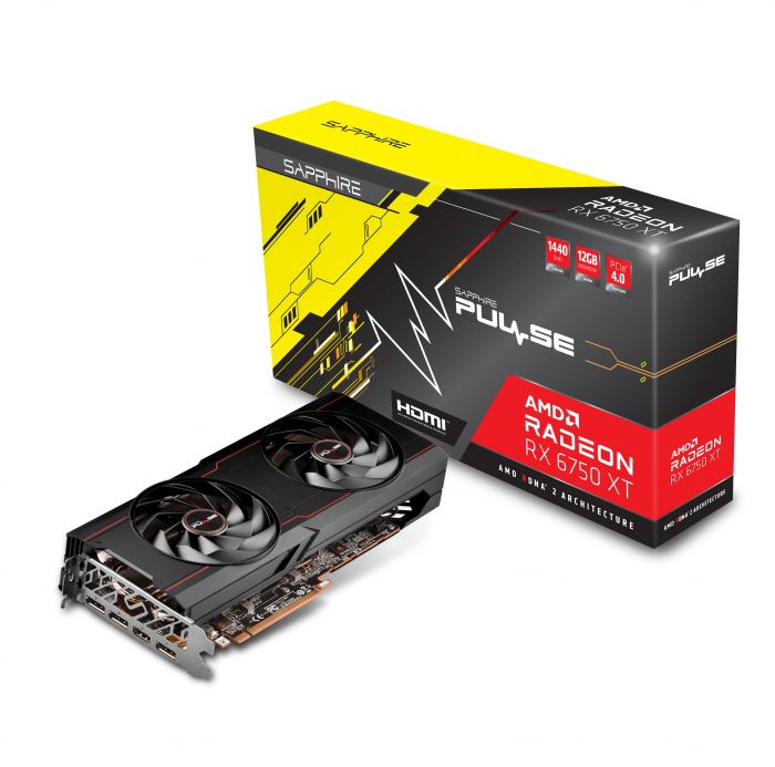 Відеокарта Sapphire Radeon RX 6750 XT 12GB GDDR6 Pulse Gaming OC