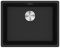 Мийка кухонна Franke Maris, фраграніт, прямокутник, без крила, 553х433х200мм, чаша - 1, врізна, MRG 110-52, онікс
