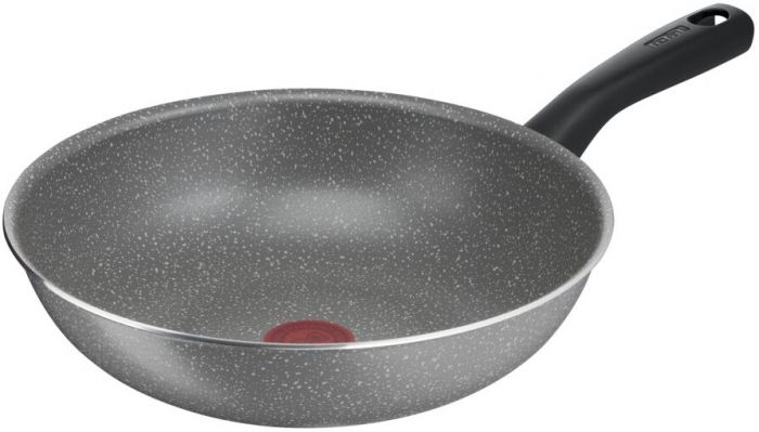 Сковорідка ВОК Tefal COOK NATURAL 28 см алюміній