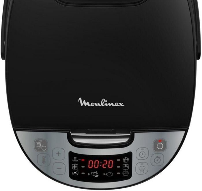 Мультиварка Moulinex Simply Cook, 750Вт, чаша-4л, кнопкове керування, пластик, чорний