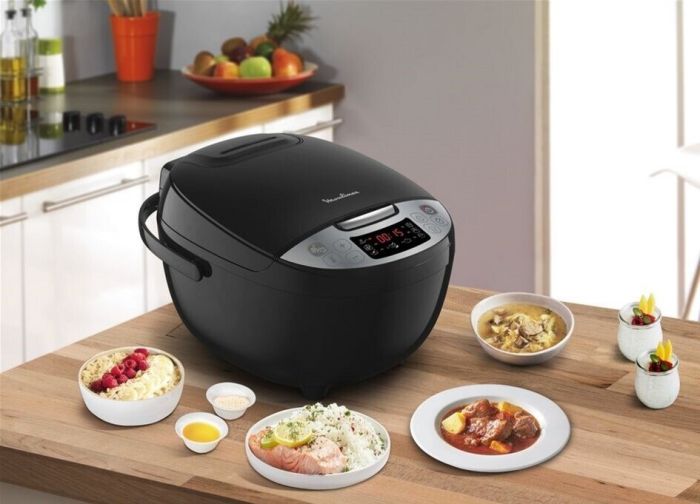 Мультиварка Moulinex Simply Cook, 750Вт, чаша-4л, кнопкове керування, пластик, чорний