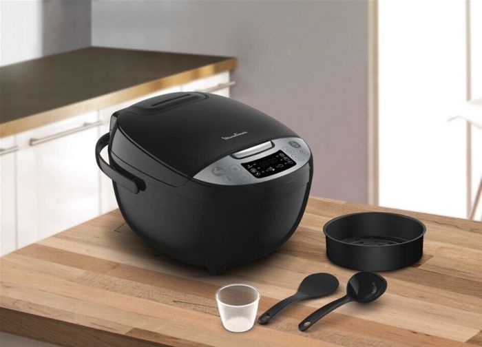 Мультиварка Moulinex Simply Cook, 750Вт, чаша-4л, кнопкове керування, пластик, чорний