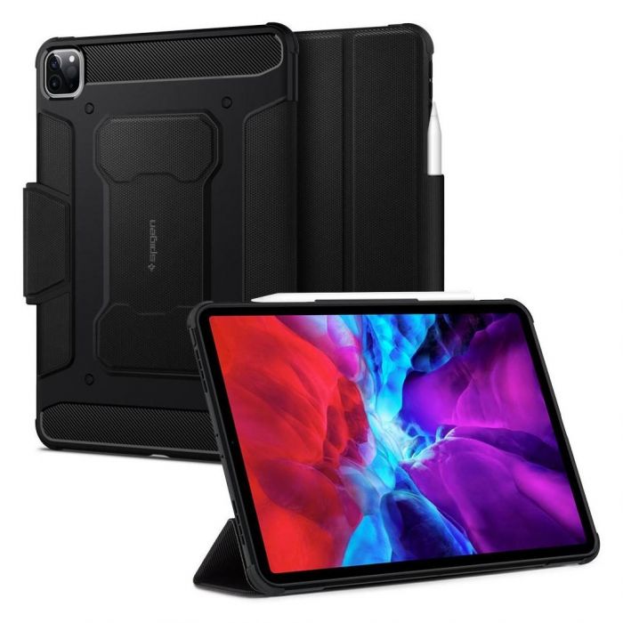 Чохол Spigen для Apple iPad Pro 11"(2022/2021/2020/2018) Rugged Armor Pro, Black