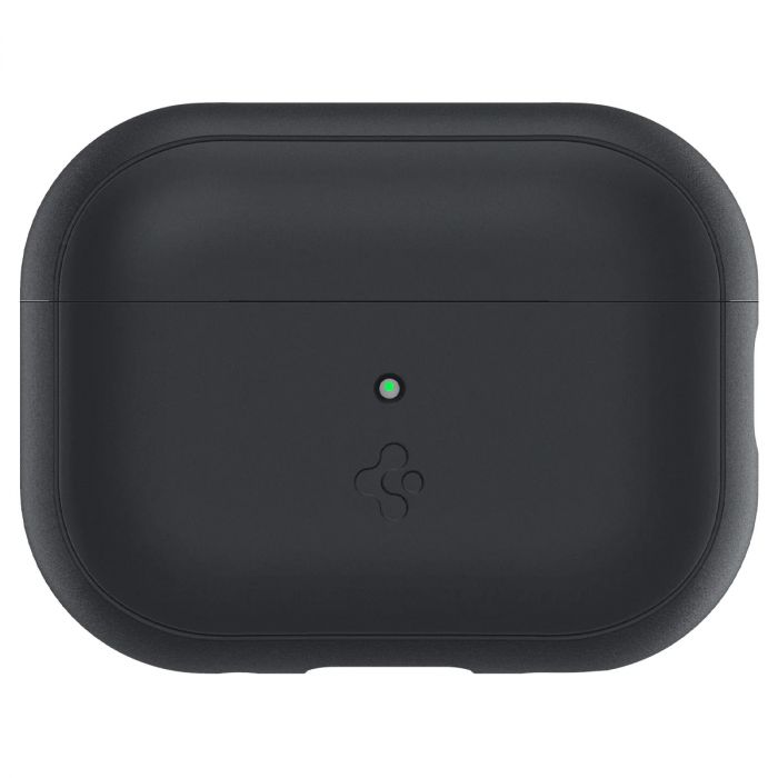 Чохол Spigen для Apple AirPods Pro 2 Silicone Fit, Black+Black Strap